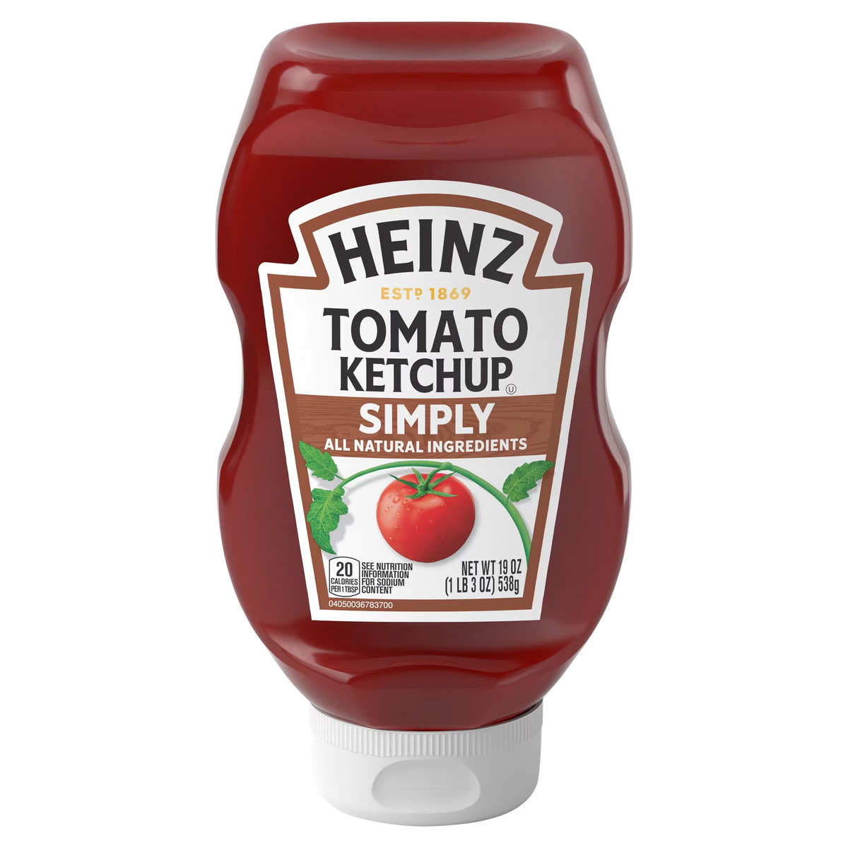 Simply Tomato Ketchup with No Artificial Sweeteners - US 4484