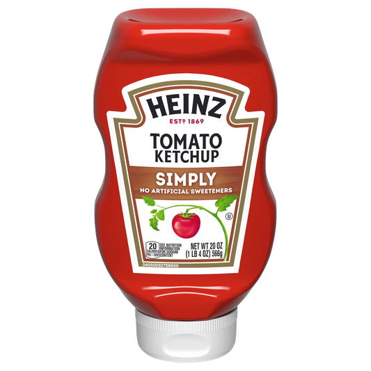 Simply Tomato Ketchup with No Artificial Sweeteners - US 5817